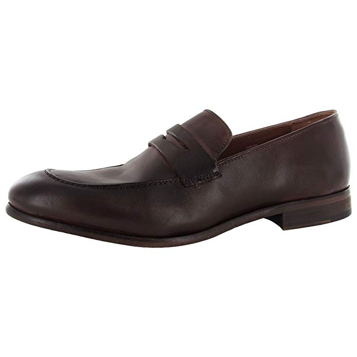 Donald J Pliner Mens Zan Leather Loafer Shoe