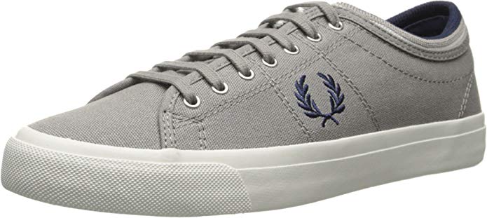 Fred Perry Men's Kendrick Tipped Cuff Canvas Cloudburst Sneaker UK 6.5 (US Men's 7.5) D (M)