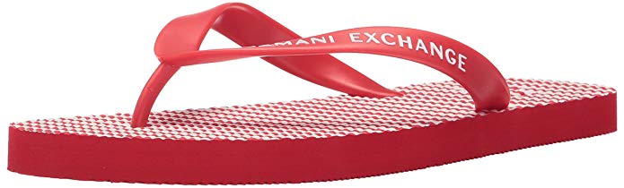 A X Armani Exchange Men's Armani Exchange Stripe Flip Flop