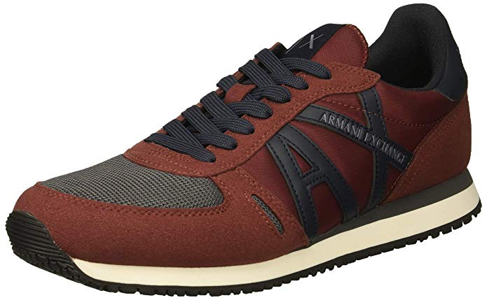 A|X Armani Exchange Men's Retro Running Sneaker