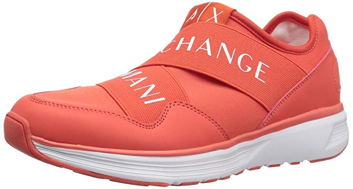 A|X Armani Exchange Men's Logo Elastic Band Sneaker