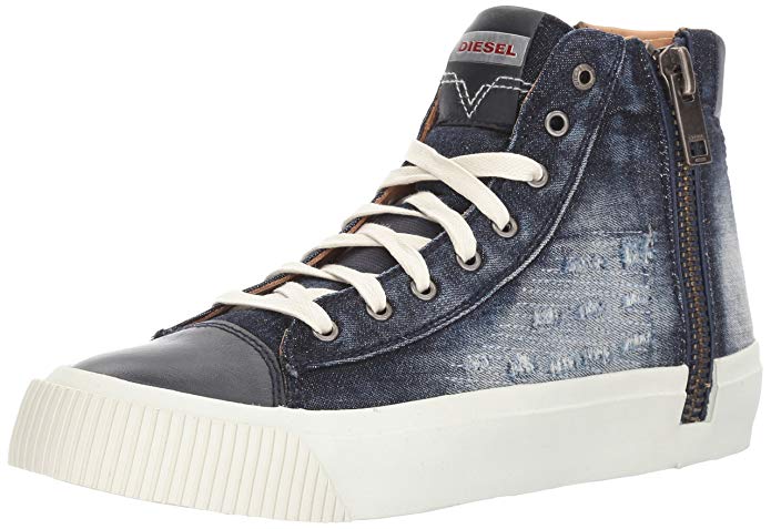 Diesel Men's Zip-Turf S-Voyage Denim Sneaker