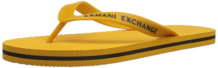 A|X Armani Exchange Men's Classic Flip Flop Logo