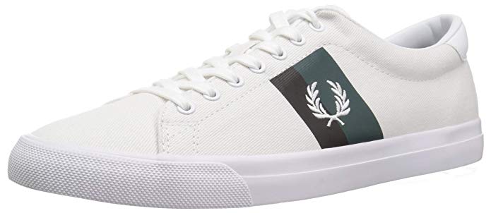 Fred Perry Men's Underspin Plastisol Twill Sneaker