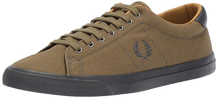 Fred Perry Men's Underspin Heavy Waxed Canvas Sneaker