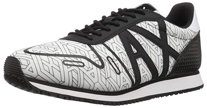 A|X Armani Exchange Men's Geocentric Retro Running Sneaker