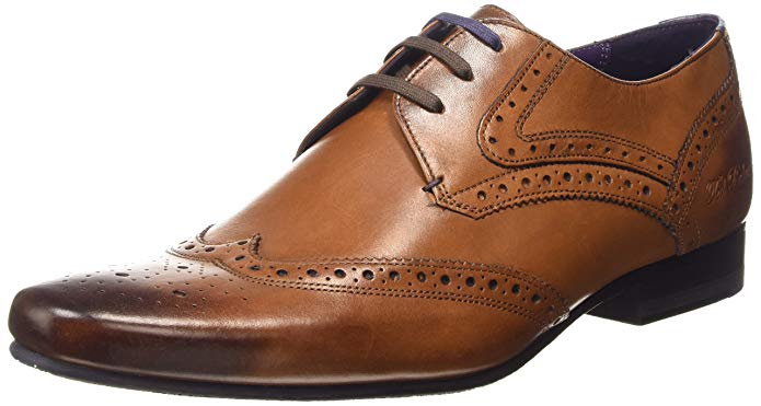 Ted Baker Men's Hann 2 Leather Lace Up Formal Shoe Tan