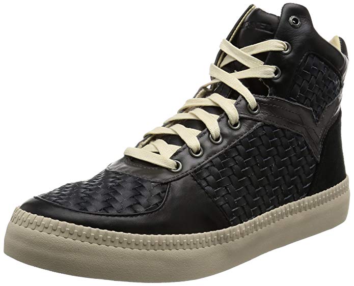 Diesel Men's V S-Spaark Mid Woven Fashion Sneaker