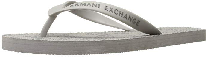 A X Armani Exchange Men's Logo Print Flip Flop