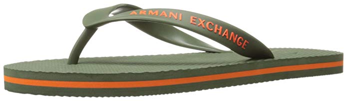 A|X Armani Exchange Men's Solid Flip Flop