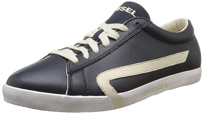 iesel Men's Casual Shoes Bikkren Lace up Sport Leather Fashion Sneakers