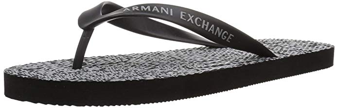 A|X Armani Exchange Men's Printed Graphic Flip Flop