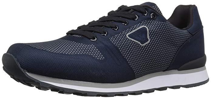 ARMANI JEANS Men's Mesh Detail Fashion Sneaker