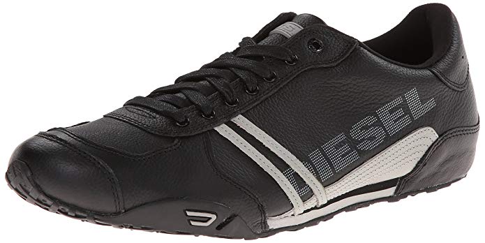 Diesel Men's Harold Nylon/Leather Fashion Sneaker