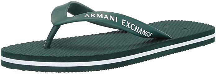 A|X Armani Exchange Men's Solid Flip Flop