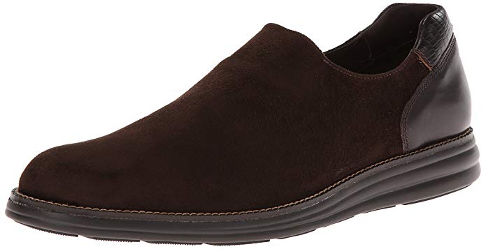 Donald J Pliner Men's Erling Suede Elastic Slip-On Loafer